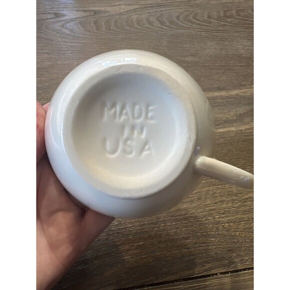 Vintage Set Of 3 MARCREST Blue Spruce Cup Teacup Coffee Atomic 1950s USA - Picture 4 of 4